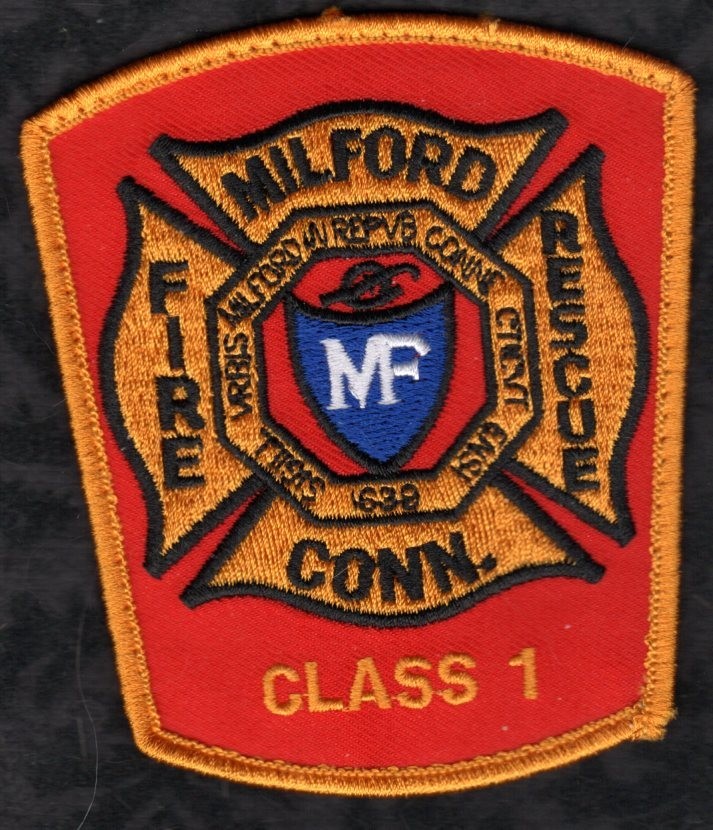 Milford Connecticut Fire Department Shoulder Patch