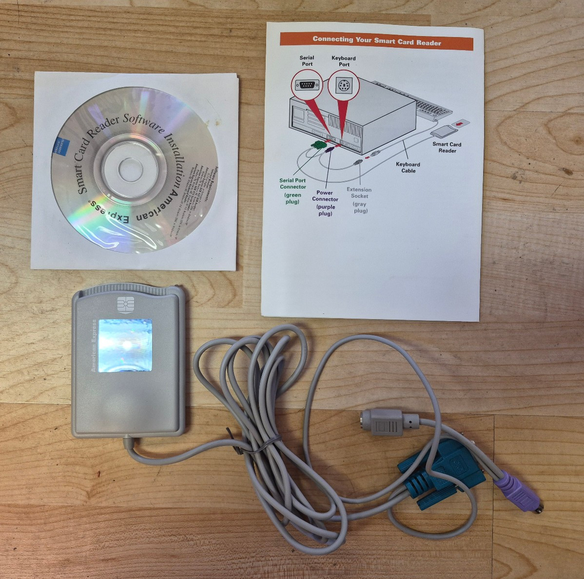 GCR415 Smart Card Reader, GemPlus, RS232, American Express