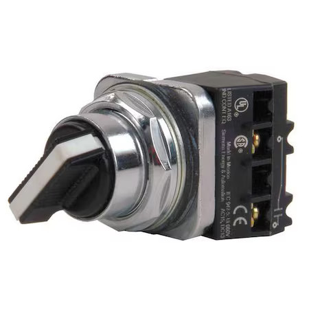 Siemens 52Sa2aabk1 Selectorswtch, Non-Illum, 2Pos, 30Mm, Chrome