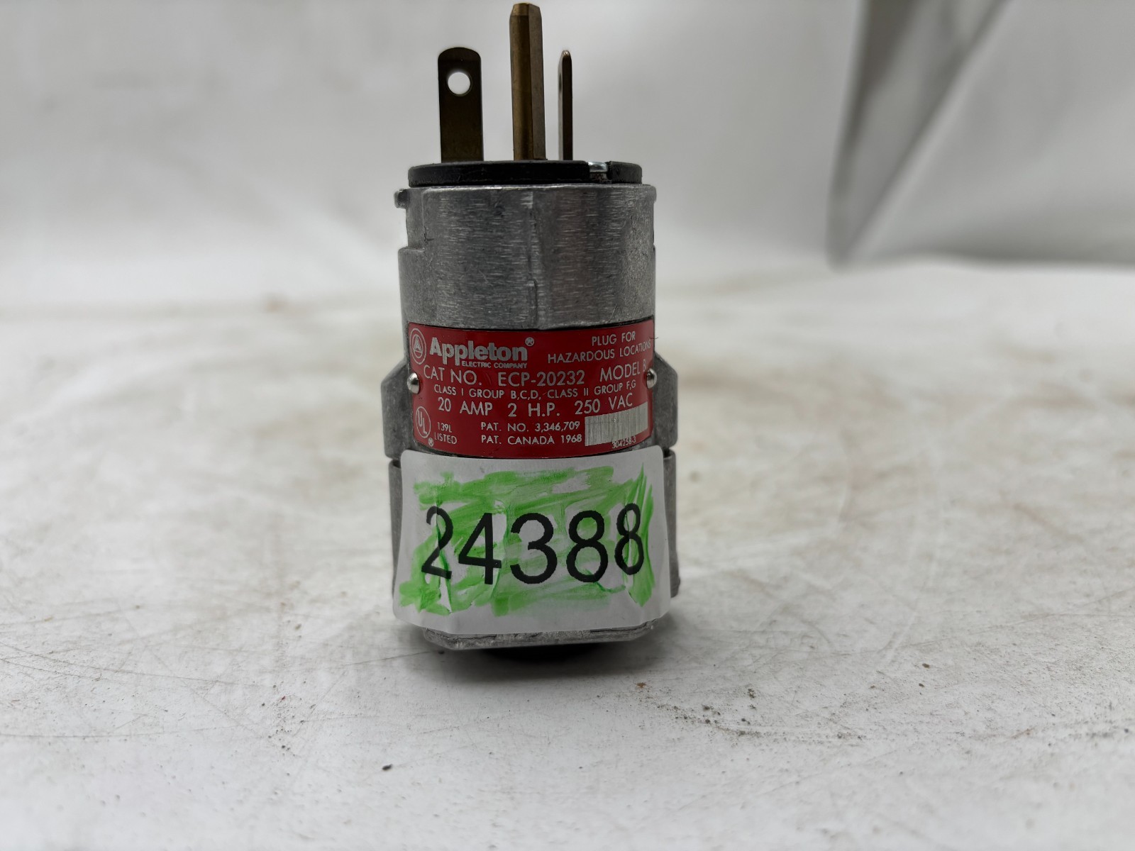 Appleton ECP-20232 Plug 20 Amp 250VAC