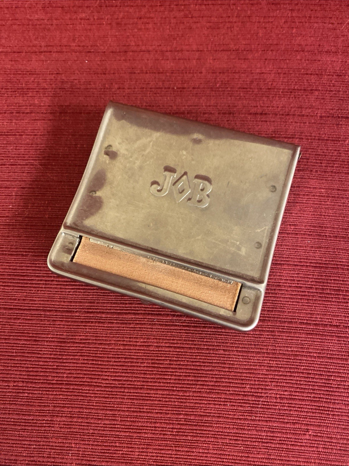 Vintage JOB Metal Single Roller Automatic Cigarette Machine Made In France