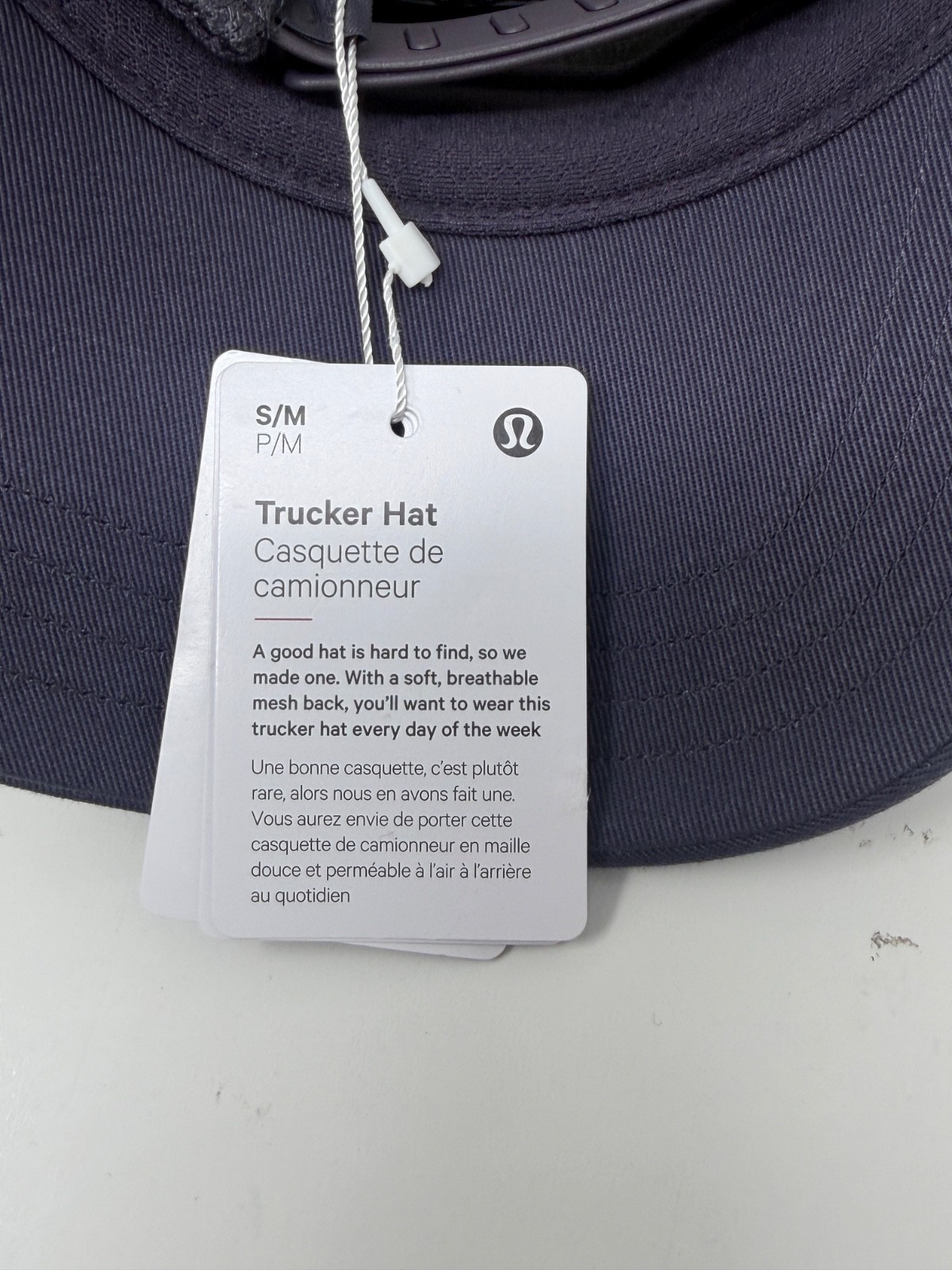 Lululemon Hat Cap Adults Trucker Hat Snap Back Mesh Adjustable ARPR Purple S/M