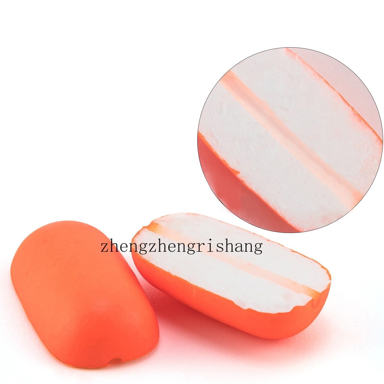 50Pcs Pompano Rig Floats Foam Float Cylinder Float Snell Floats for Surf Fishing