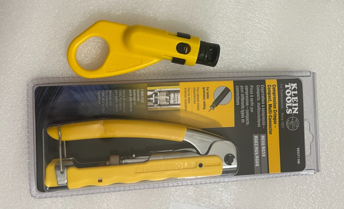 Klein Tools LanMap /CoaxMap Kit 11 pcs and new VDV211-048 and Scout Pro 2 Case