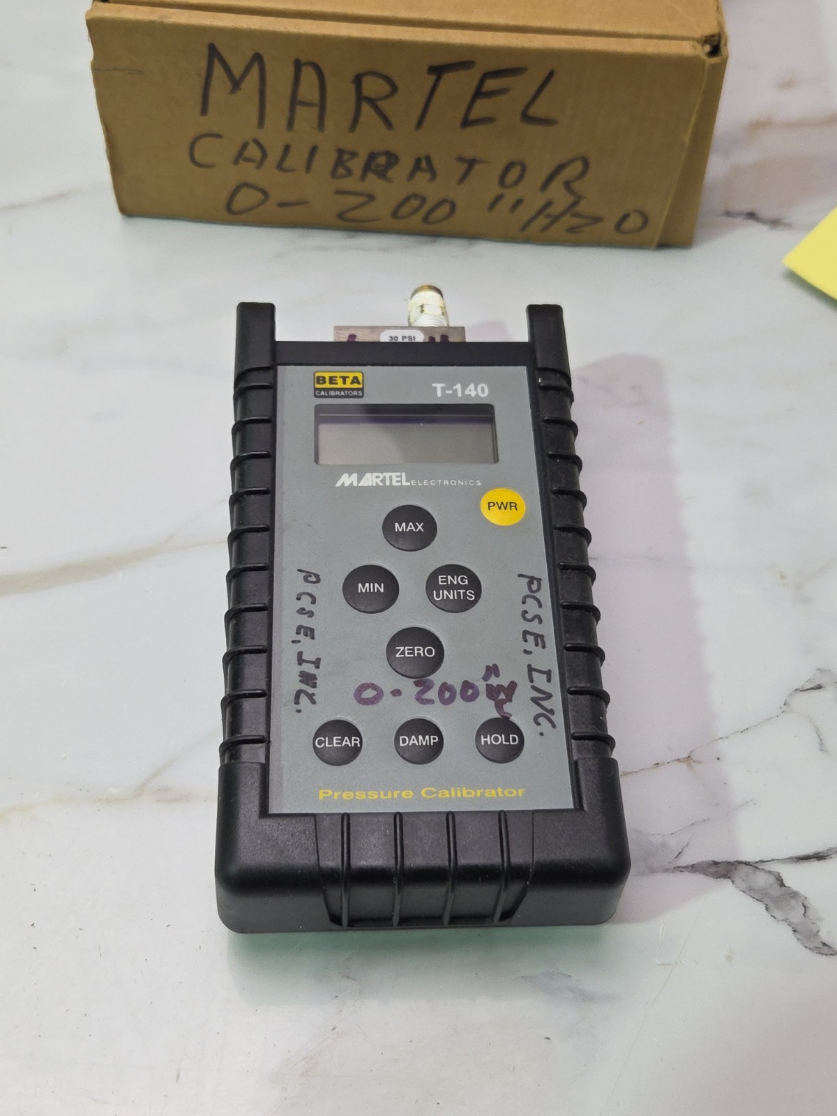 MARTEL T140-200" Precision Pressure Calibrator