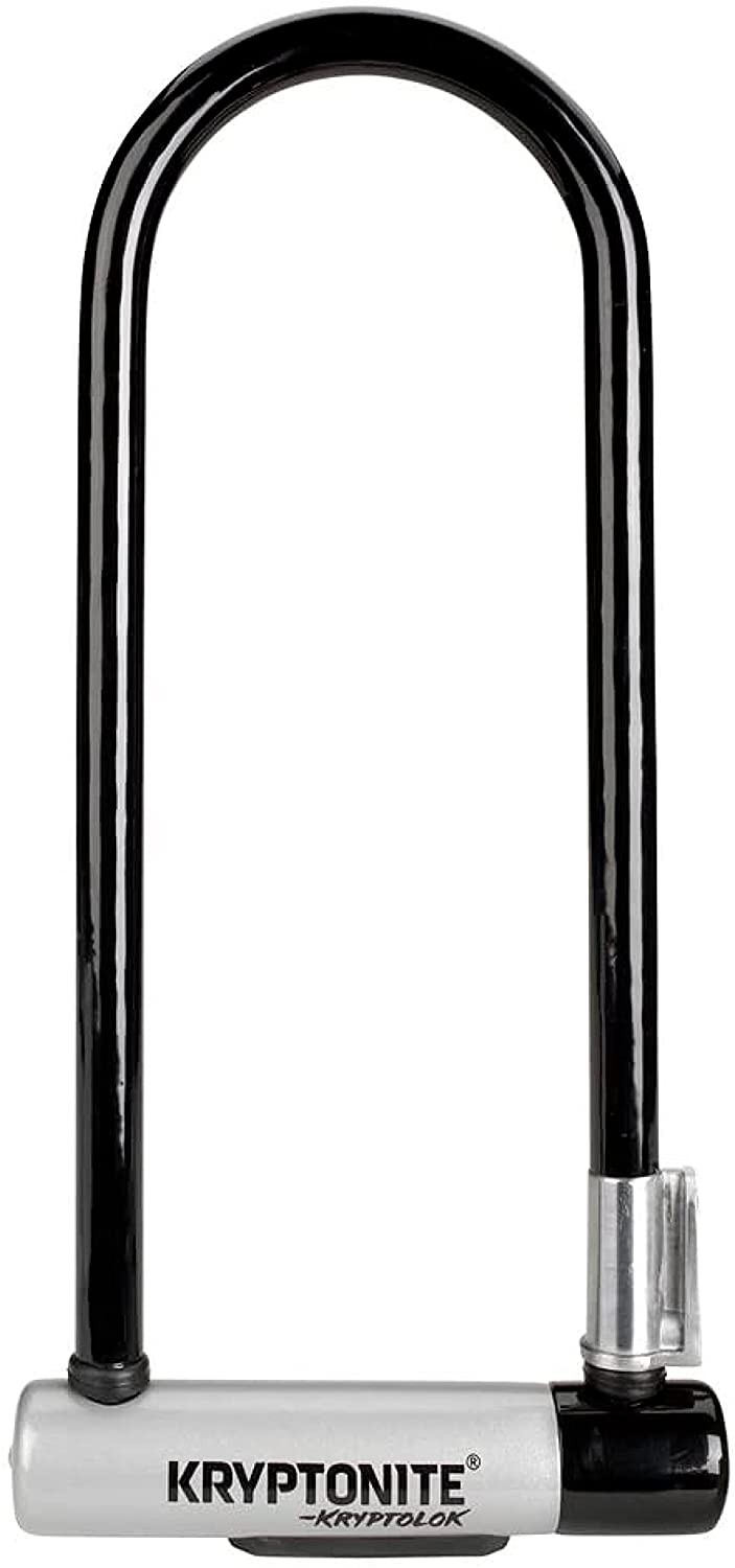 Kryptonite KryptoLok U-Lock 4 x 11.5" Keyed Black Includes Bracket