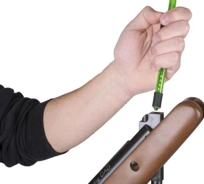 AIR VENTURI .22 cal Pellet Loader Pen for Air Rifle Gun Holds 15 Green