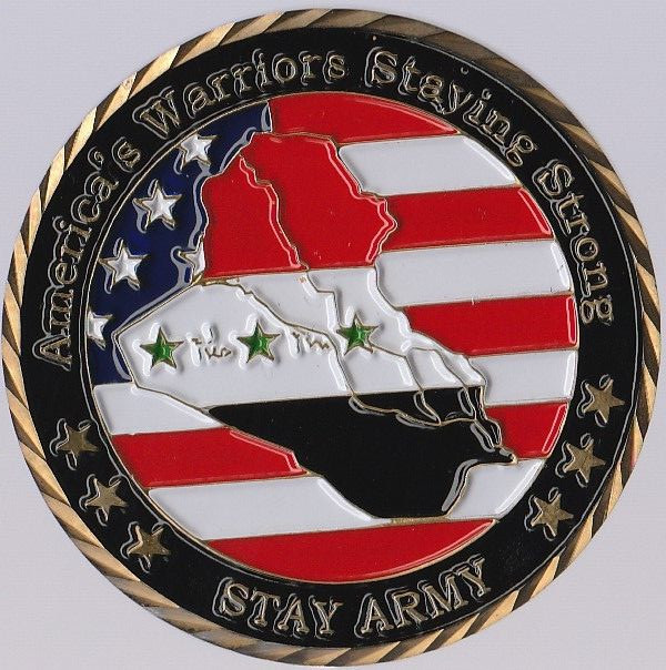 Multi National Corps Veteran  Challenge Coin 2 "DIA