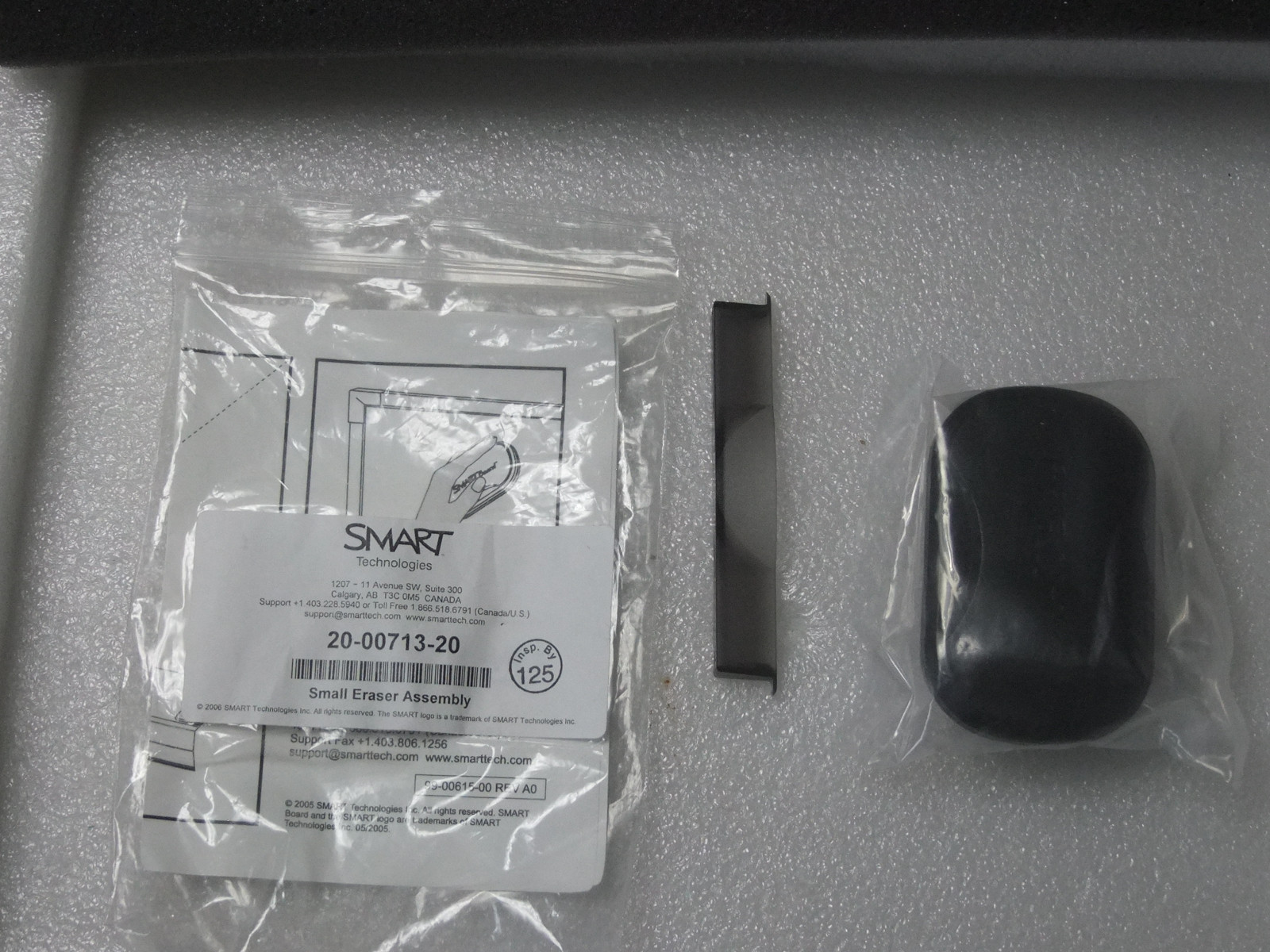 Smart Technologies Small Eraser 20-00713-20 w/ Plastic Retainer
