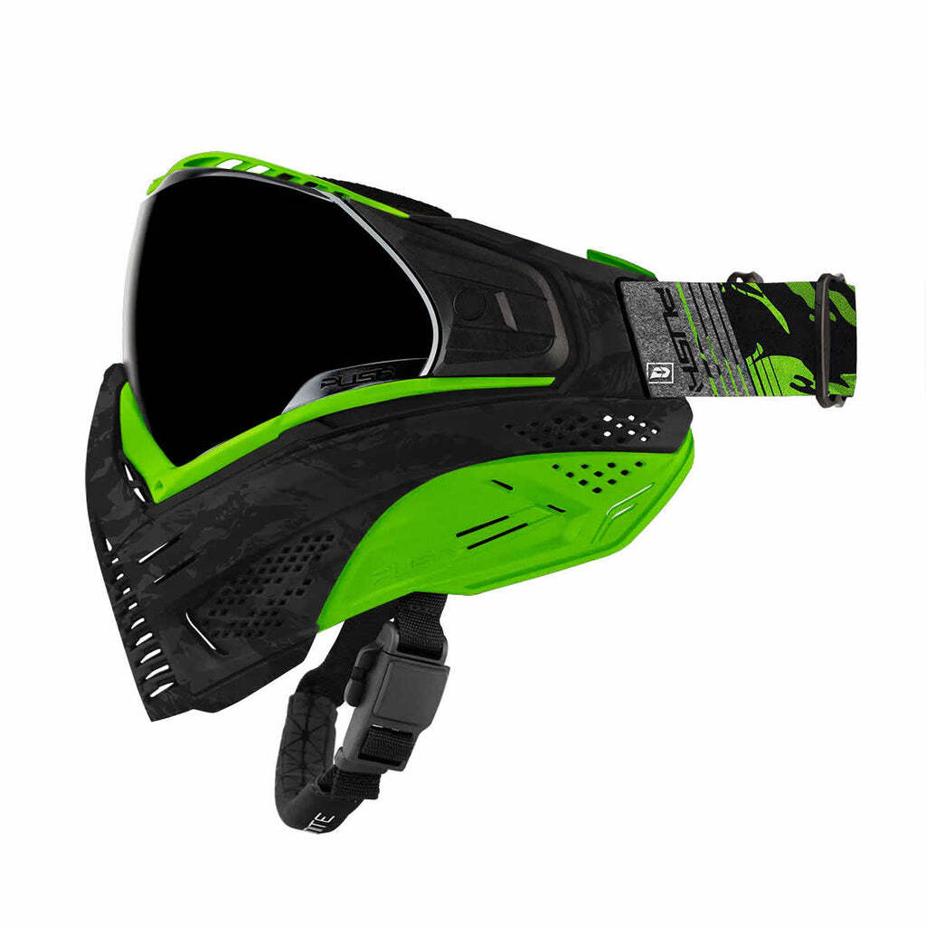 Push Unite Goggle / Mask W/ Thermal Lens - Lime / Camo
