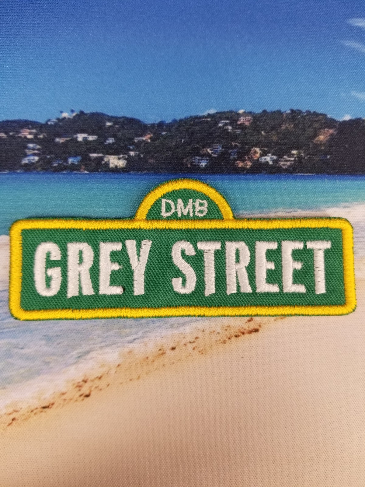EMBROIDERED DAVE MATTHEWS BAND GREY STREET PATCH (Please Read Ad)