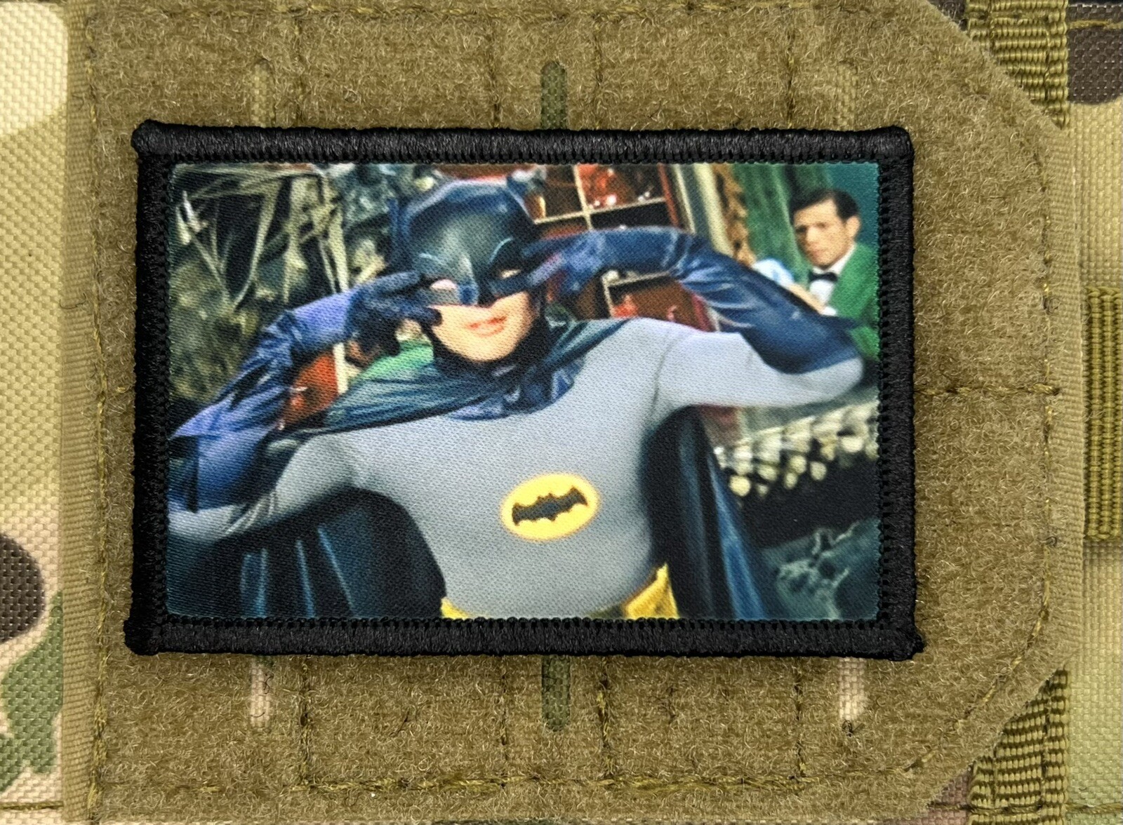 Batman Adam West Morale Patch / Military Badge ARMY Tactical Hook & Loop 445