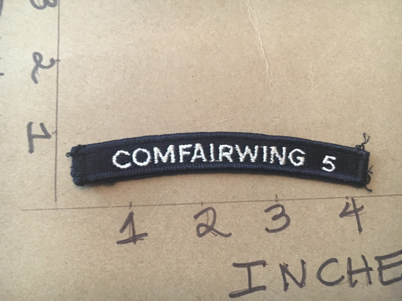 US NAVY SHOULDER STRIP TAB *** rocker *** Patch Comfairwing 5