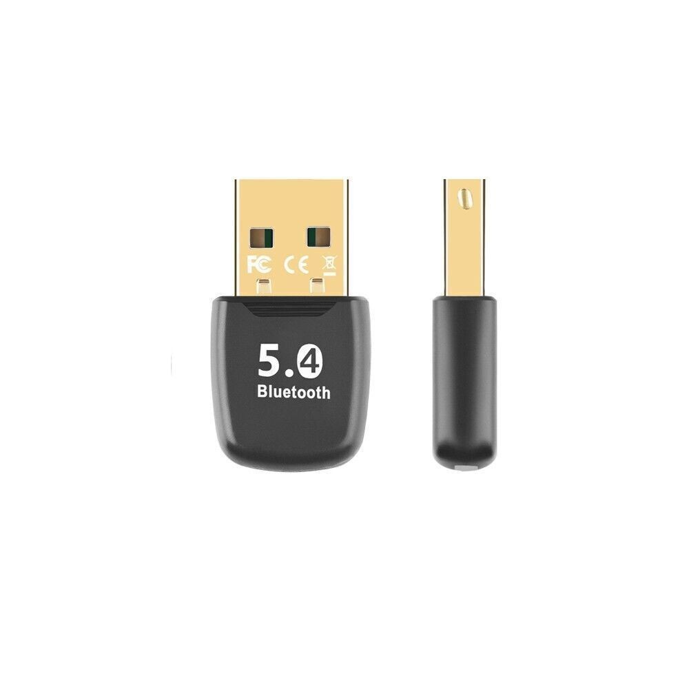 Compact Bluetooth 5.4 USB Adapter – Wireless for PC Speakers Mouse Keyboard