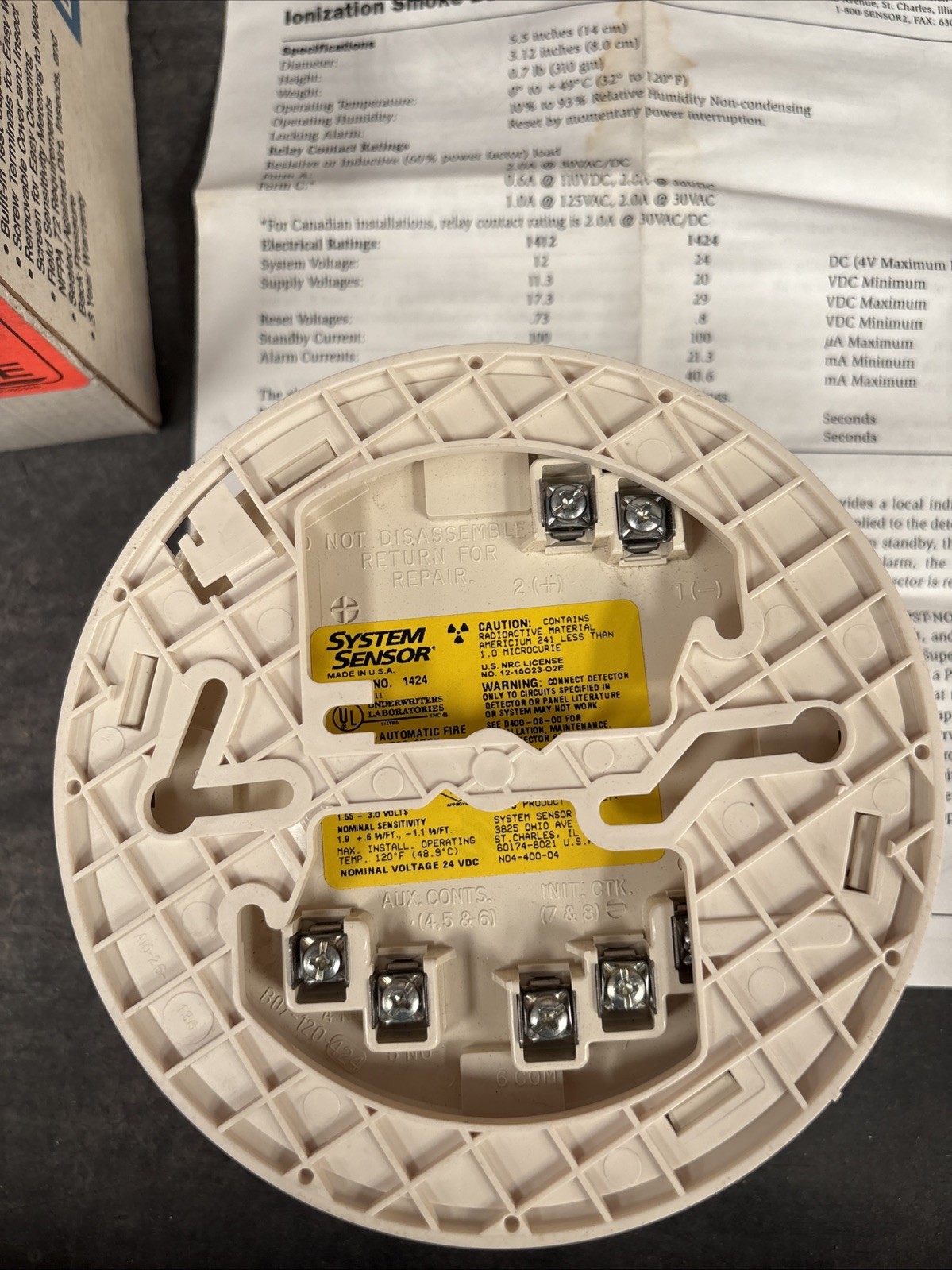 400 Series Direct Wire Smoke Detector