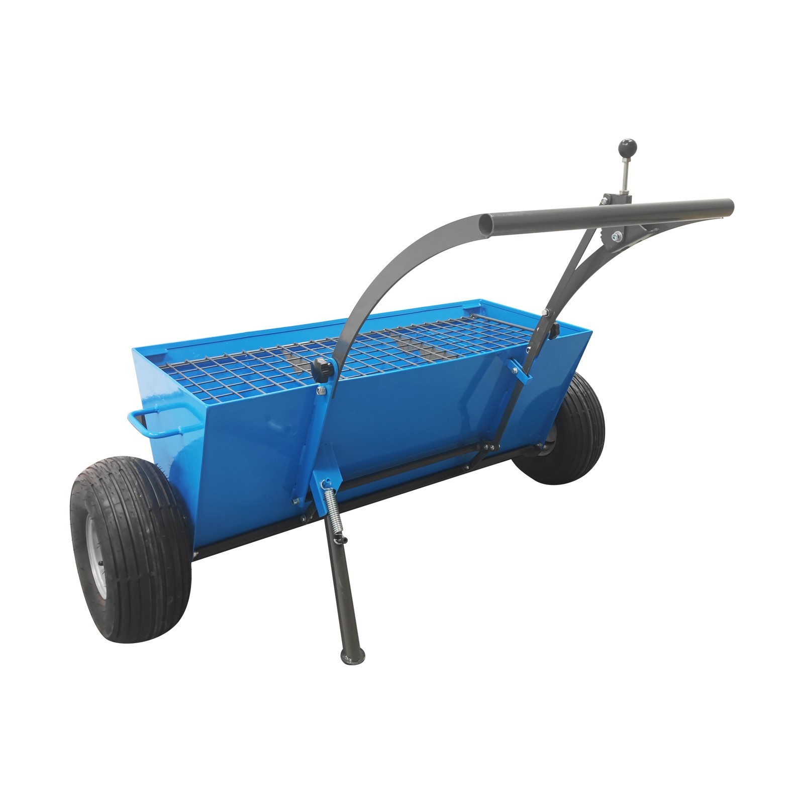 Hand-pushed Corundum Spreader with Large-Capacity Hopper for Floor Construction