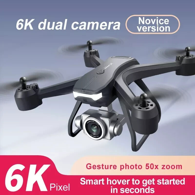 4DRC V14 WiFi FPV RC Drone 6K HD Wide Angle Dual Camera Quadcopter 2~3 Batteries