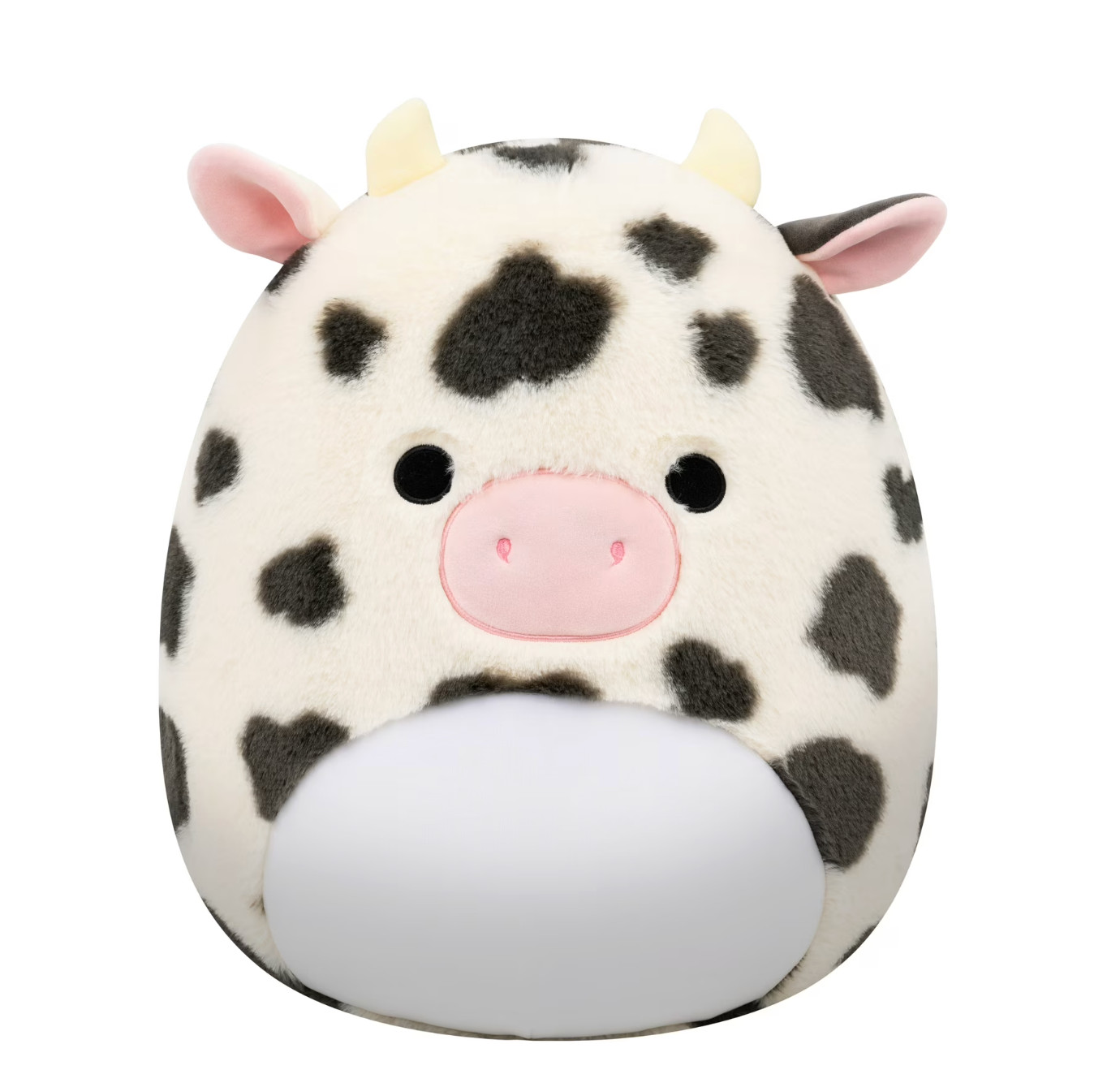 Squishmallows FuzzAMallow Official 16 inch Colin the Black And White Spotted Cow