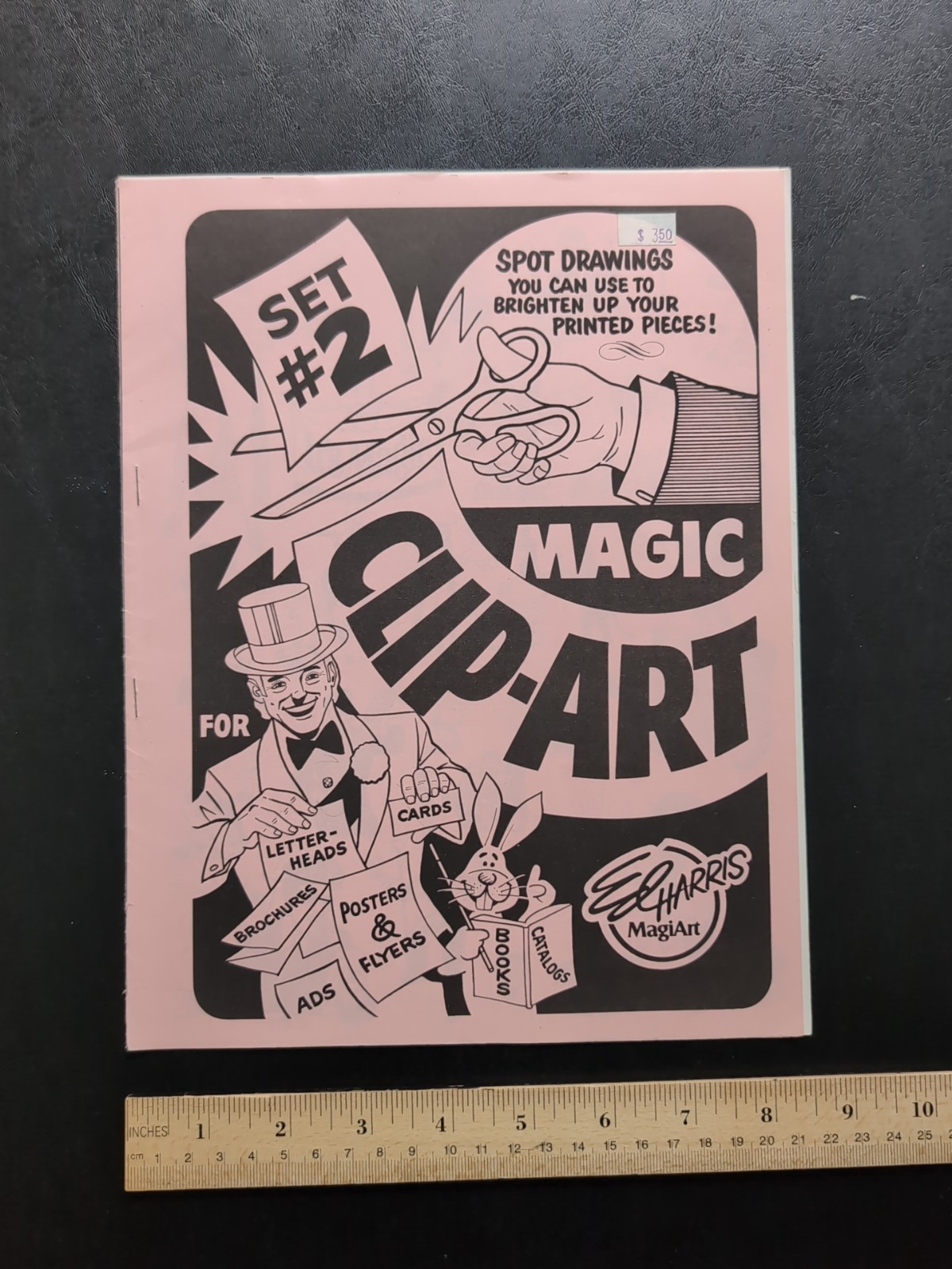 Magician's Clip Art #2 Ed Harris Vintage Booket 6 Pages Complete