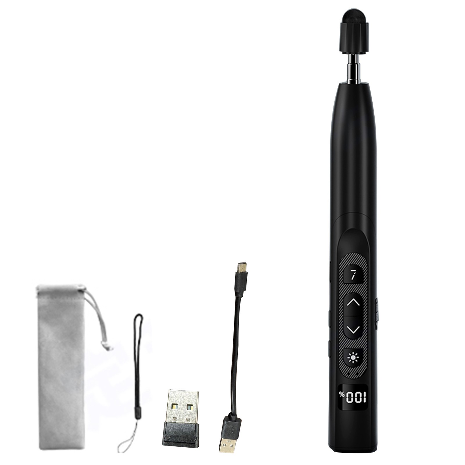 Smart Presentation Clicker Page Turner With Telescopic Pointer Stick Digita FIQP