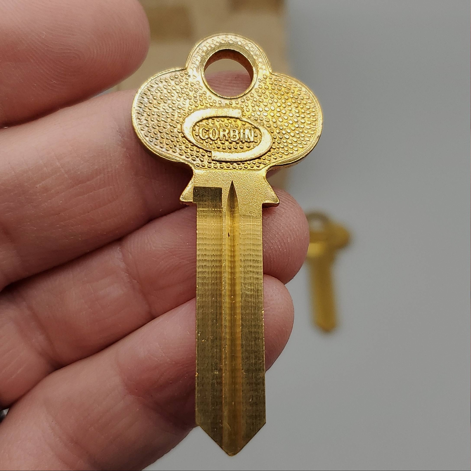 5x Corbin BX1-67A2 Key Blanks 67A2 Keyway Brass 6 Pin NOS
