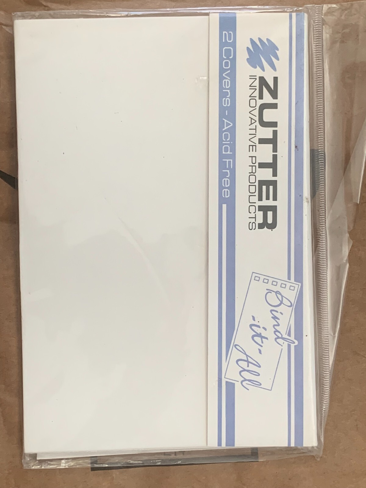 Zutter Innovation Bind It All Covers and Pages