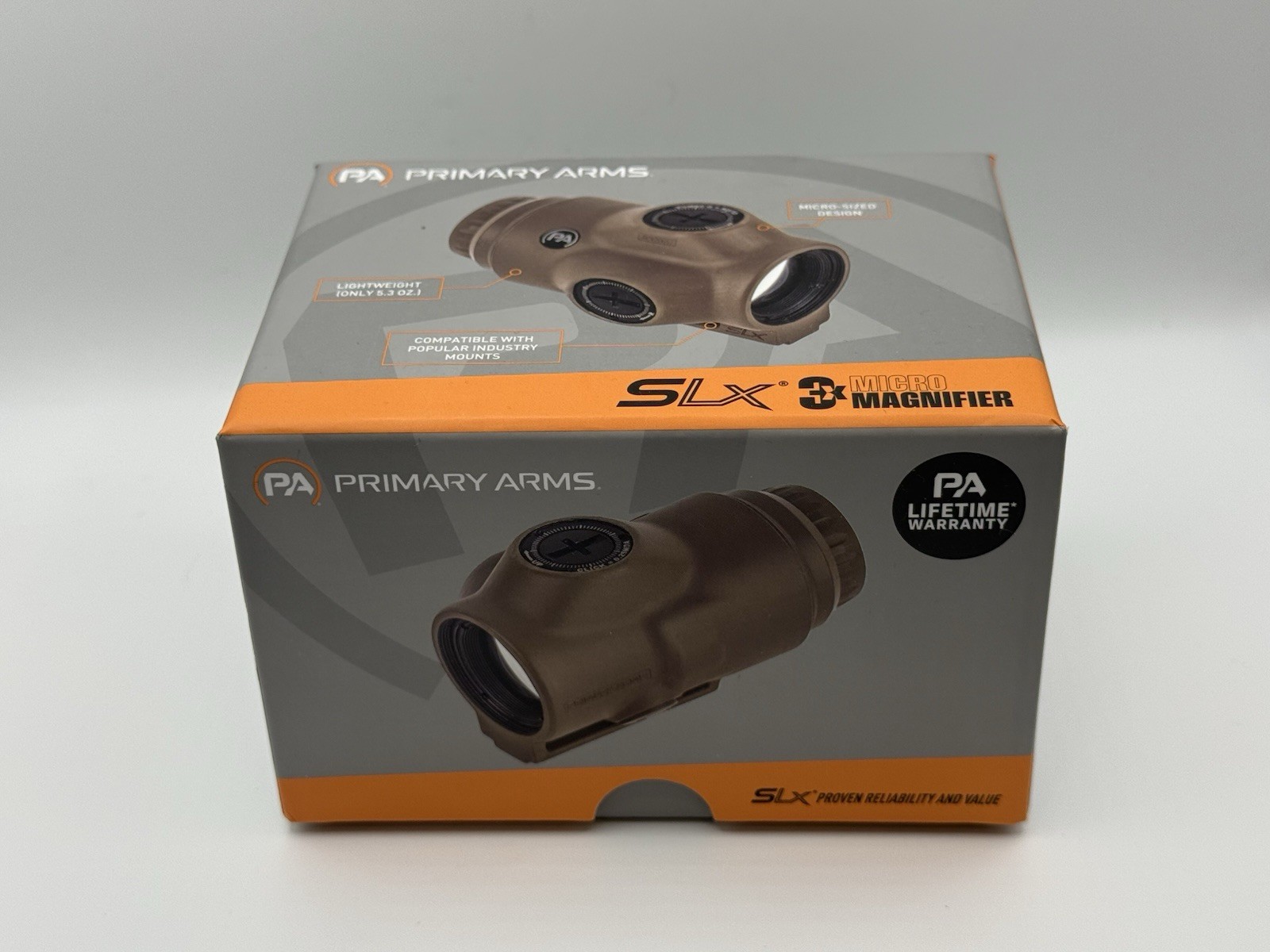 Primary Arms SLX 3X Micro Magnifier - Flat Dark Earth