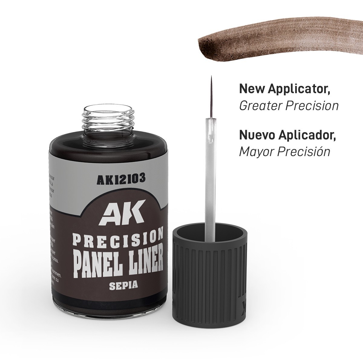 AK Interactive Precision Paneliner Sepia (30ml)