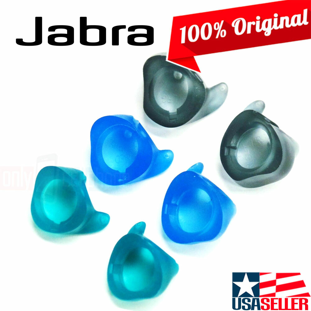 Lot of 6 Original Jabra Ear gels 2x Large/Medium/Small for EarBoom EarSet EarBud