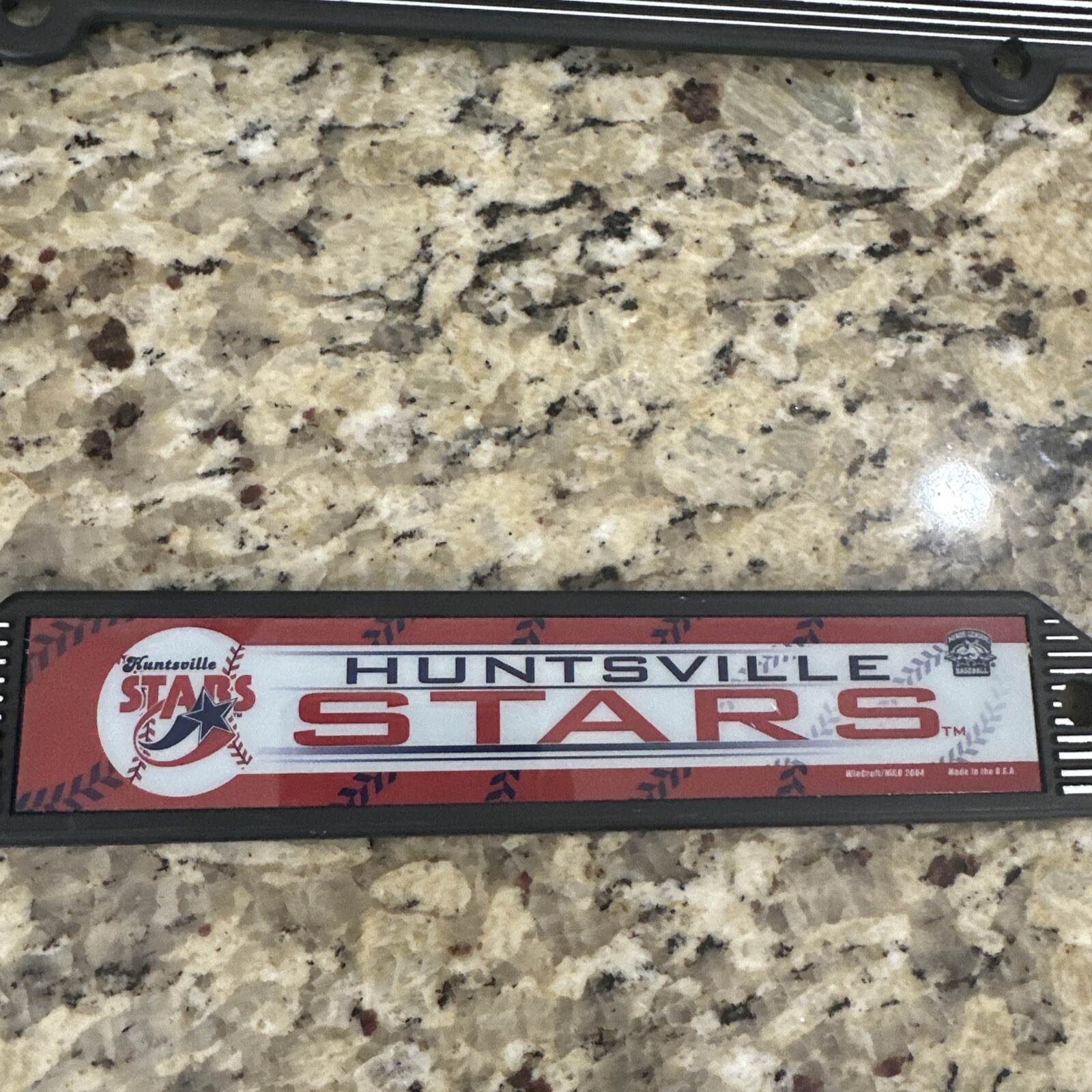 Huntsville Stars Plastic License Plate Cover 2004