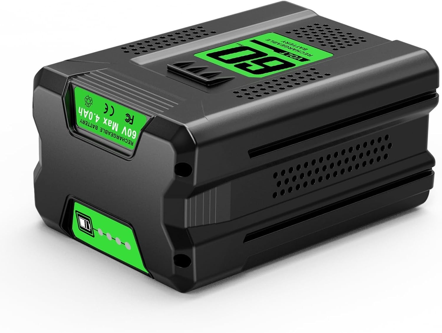 Greenworks 60V 4.0Ah Battery LB60A03 LB60A02 LB602 LB6025 Green