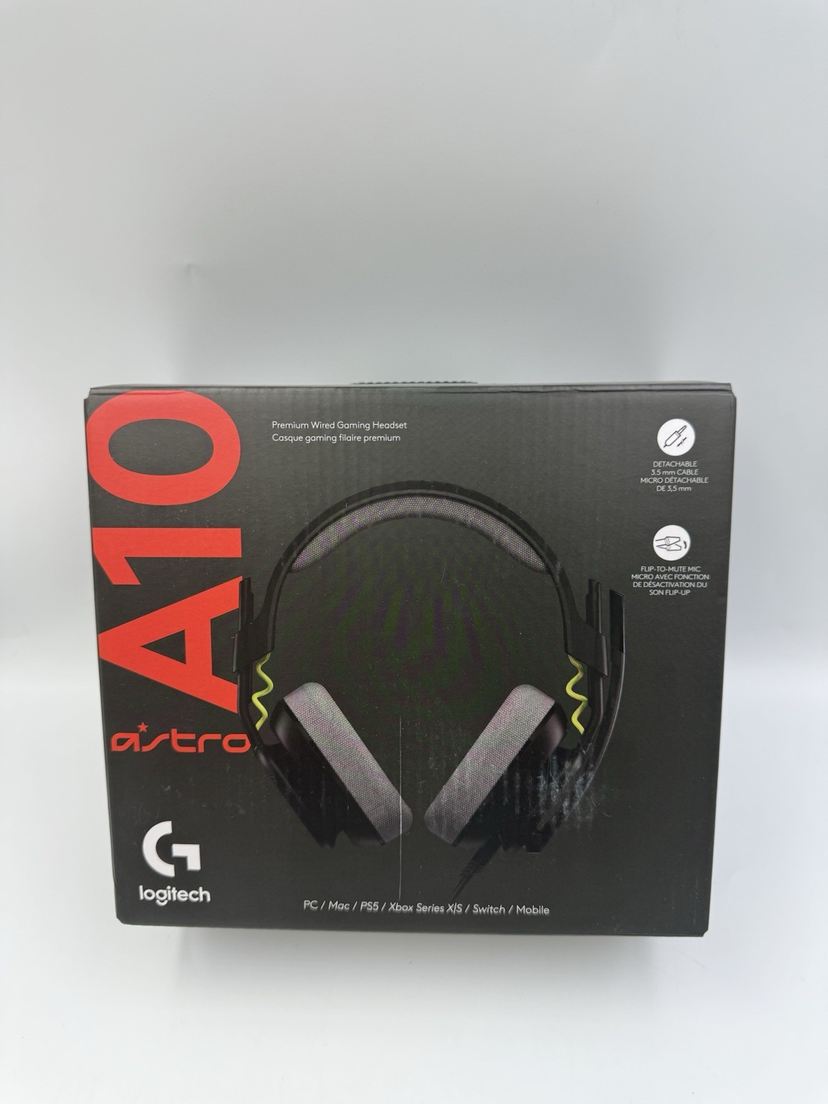Astro A10 Gen 2 Wired Gaming Headset by Logitech for Xbox, PS5, Switch, Mac, New
