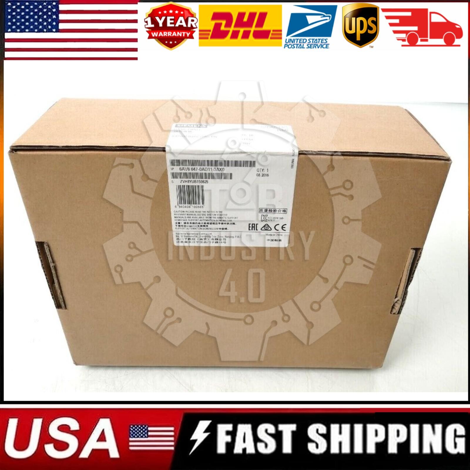 New In Box 6AV6647-0AD11-3AX0 Siemens 6AV6647-0AD11-3AX0 Touch Panel