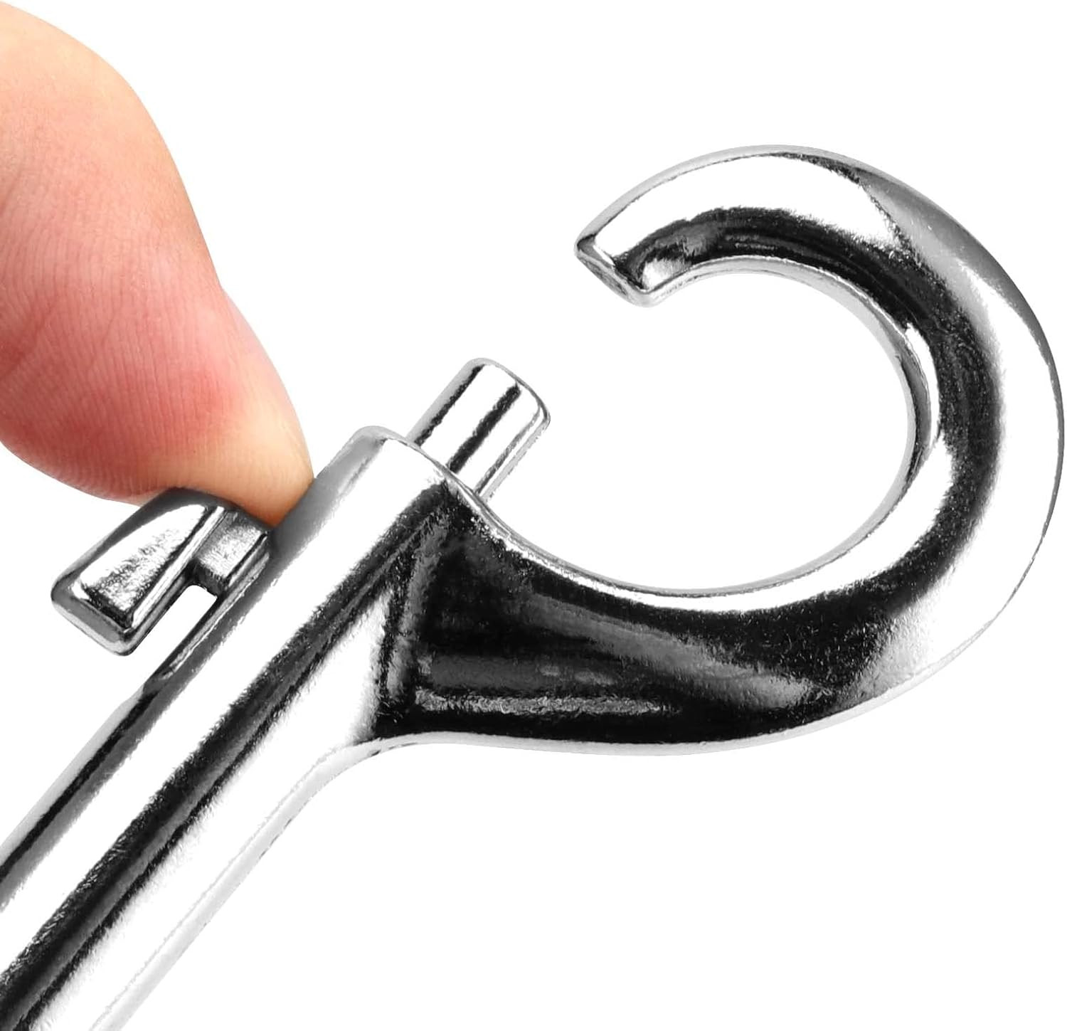 25 Pieces 4 Inch Double Ended Bolt Snap Hook, Zinc Alloy Long Trigger Clips, Two