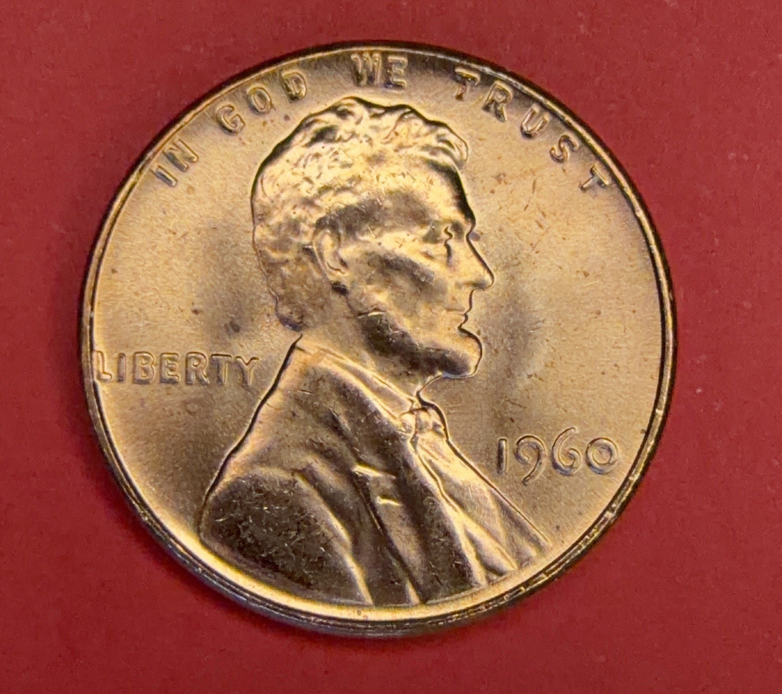 1960 Lincoln Memorial Large Date Copper/Tin/Zinc  RB Business Strike Circulated