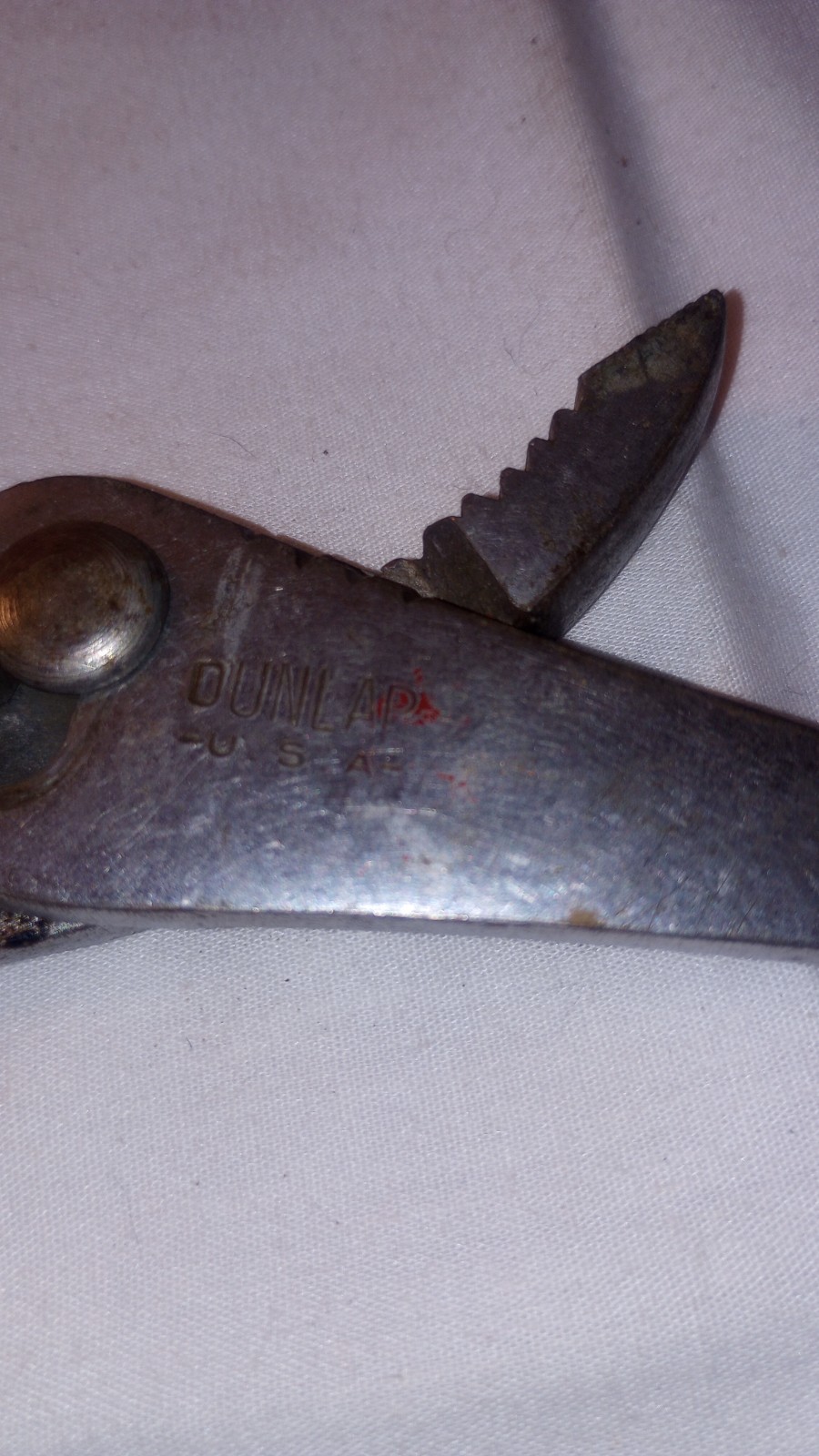 Vintage DUNLAP USA 9" Slip-Joint Pliers