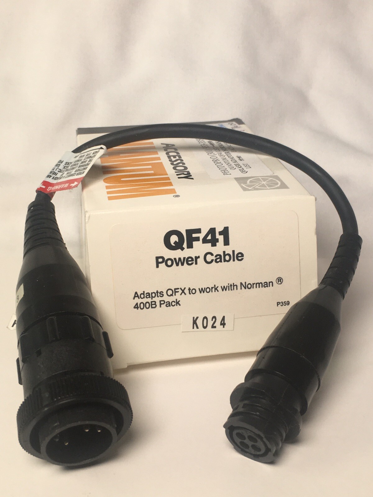 Quantum Q41-NORMAN 400B CABLE FOR Quantum QFX/QF2 FLASH!! NEW!!!!