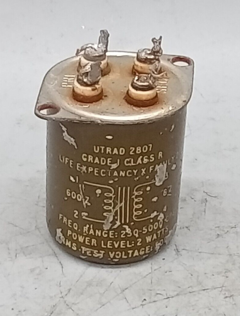 UTRAD 2807  Transformer 600 OHMS @ - 8 Z OHMS