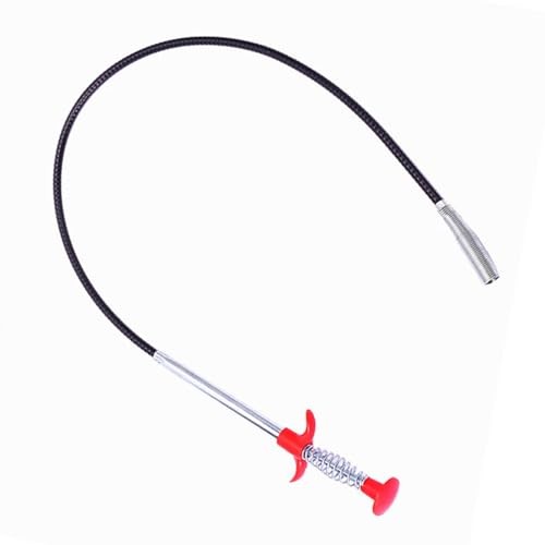 Drain Clog Remover, 4-Claw Drain Cleaner Rod, Efficient Dredging, 1,6 m/63 Zoll