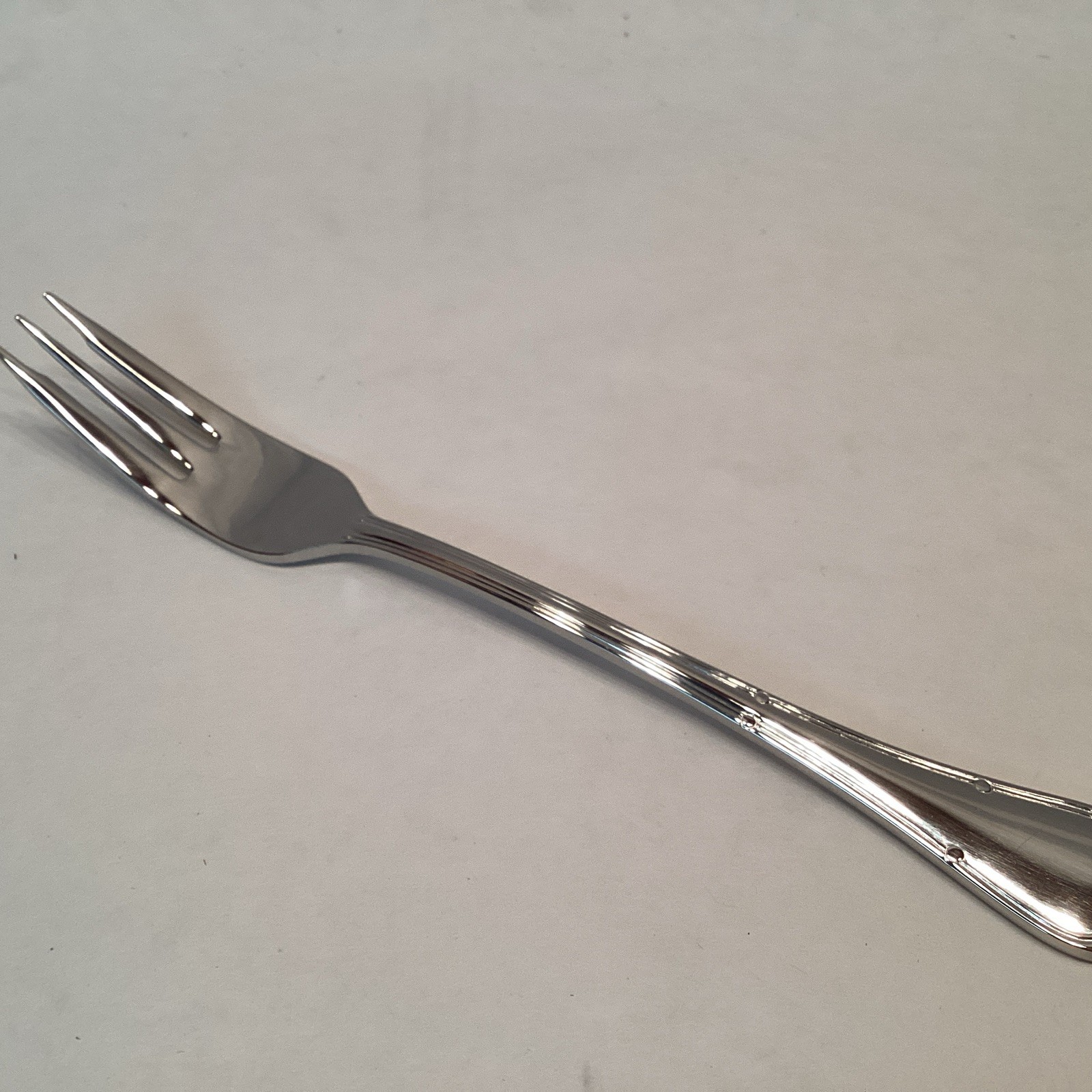 12 Seafood Cocktail Olive Forks Edward Don & Co Stainless Flatware NEW