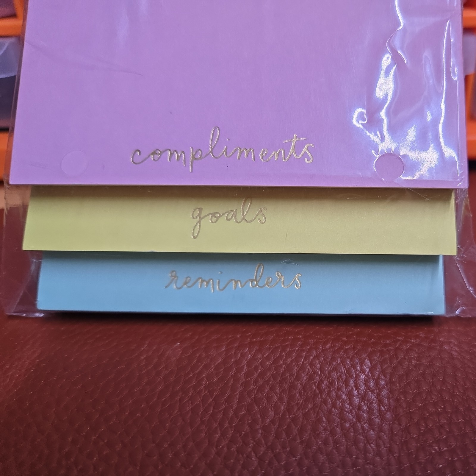 Kate Spade New York Stacked Notepad Assorted Sizes with Different Quotes NEW