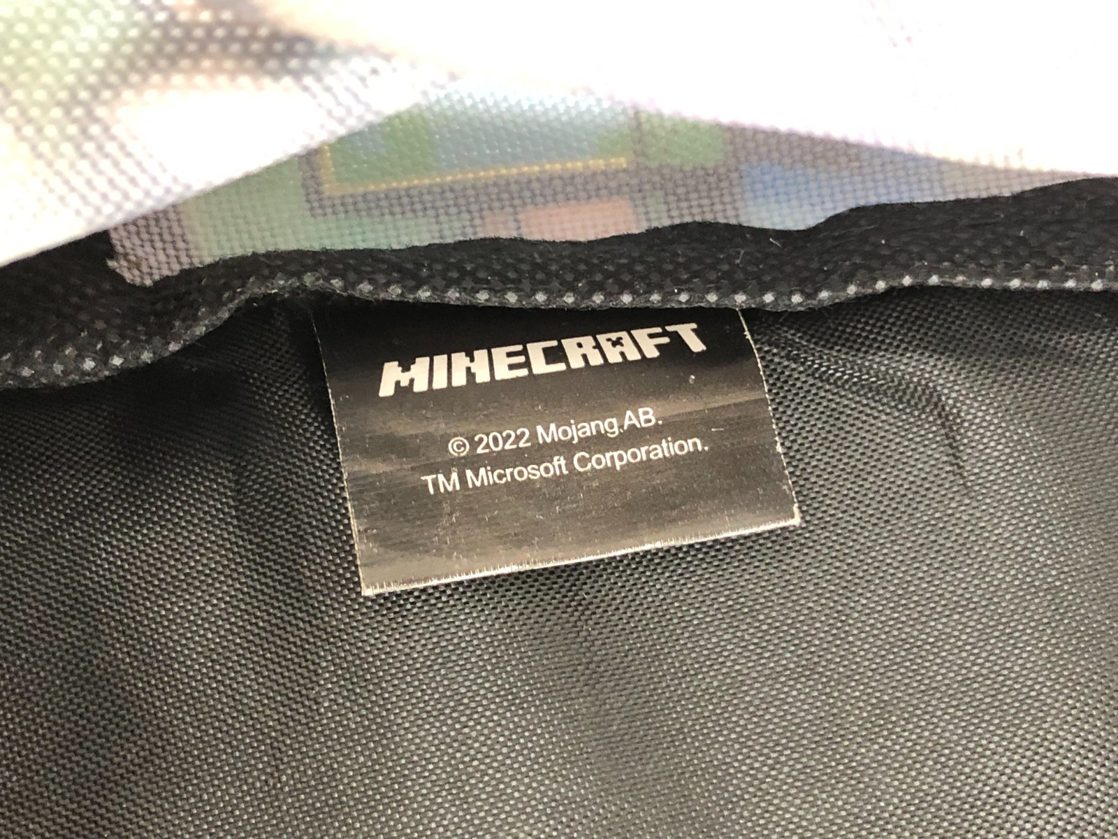 MINECRAFT Create Explore Survive Backpack Side Bottle Holder Pencil Bag
