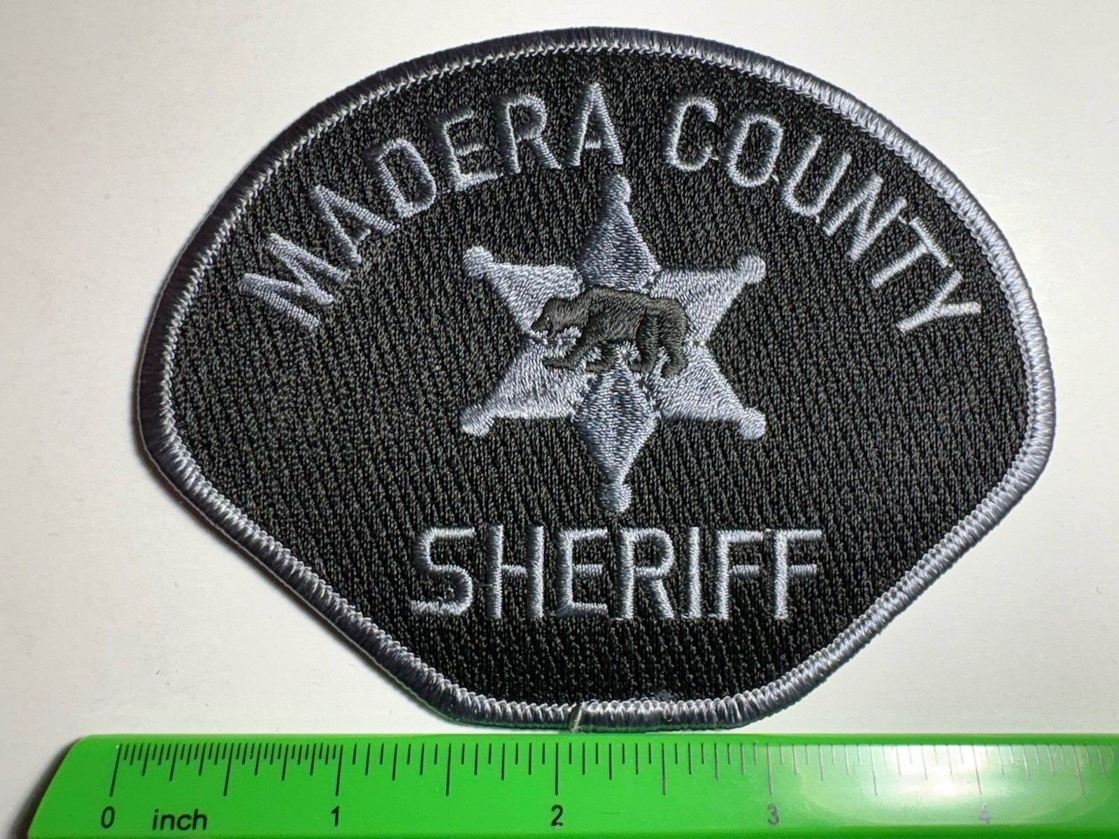 Madera County California Sheriff Patch ~ Subdued Colors