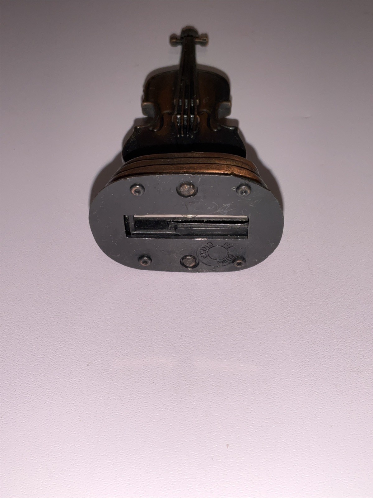 Violin Die Cast Metal Collectible Pencil Sharpener