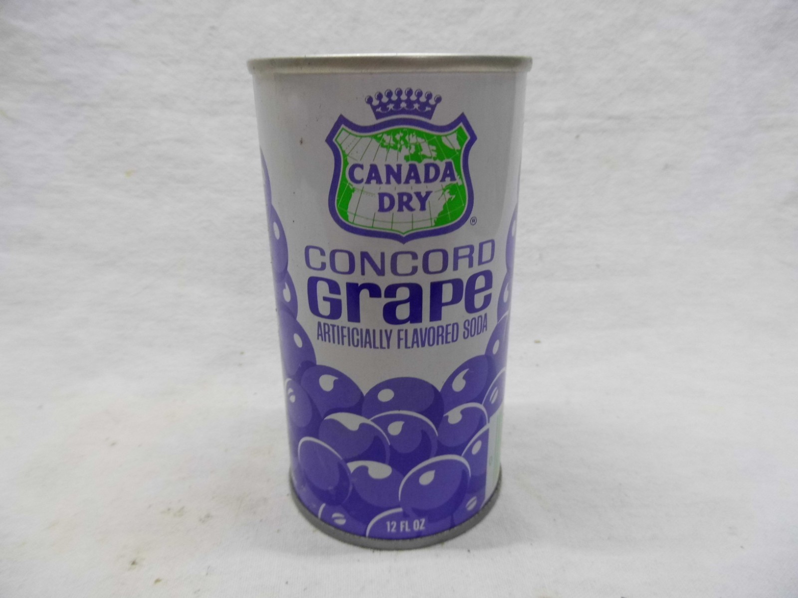 CANADA DRY CONCORD GRAPE S/S SODA CAN~CANADA DRY, CORP., MAYWOOD, ILL #143