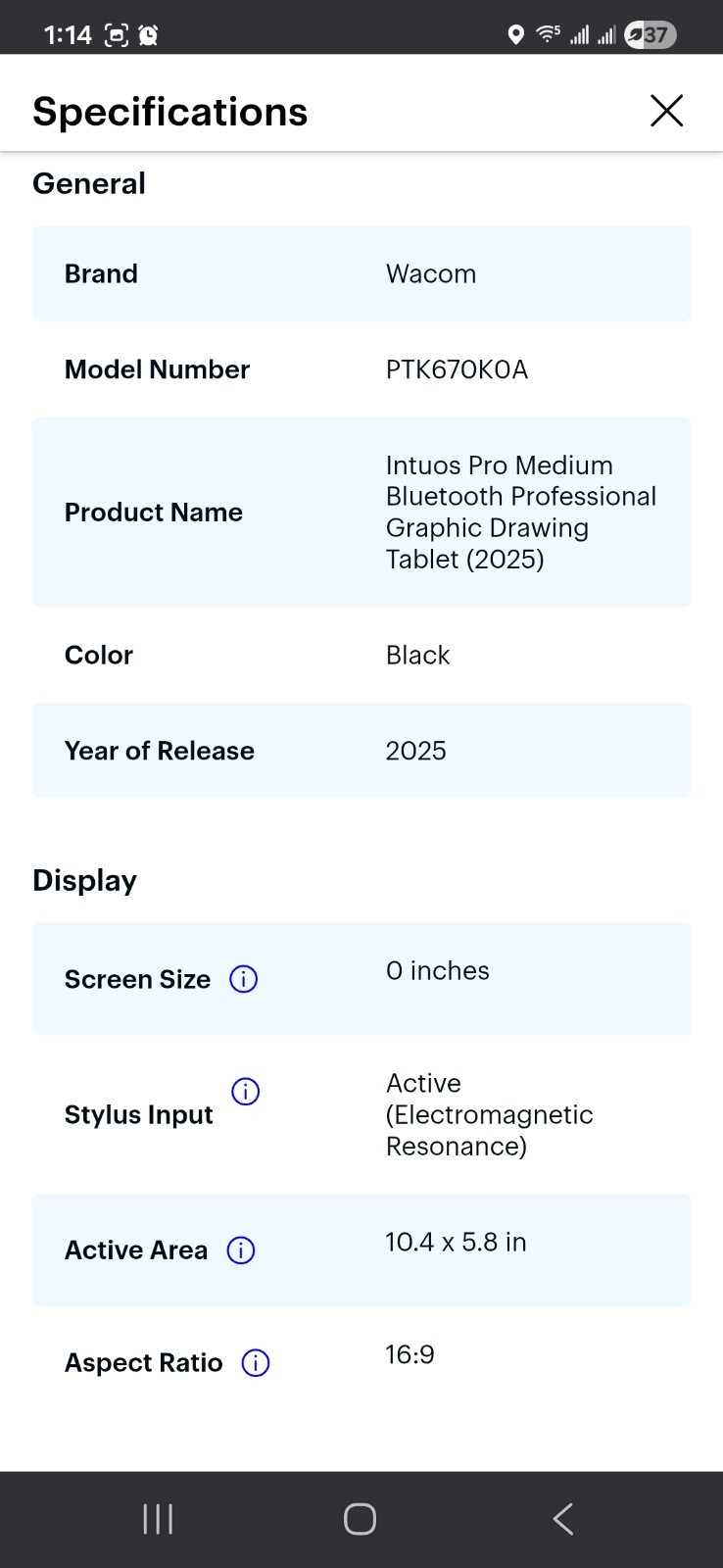 Wacom intuos pro medium 2025