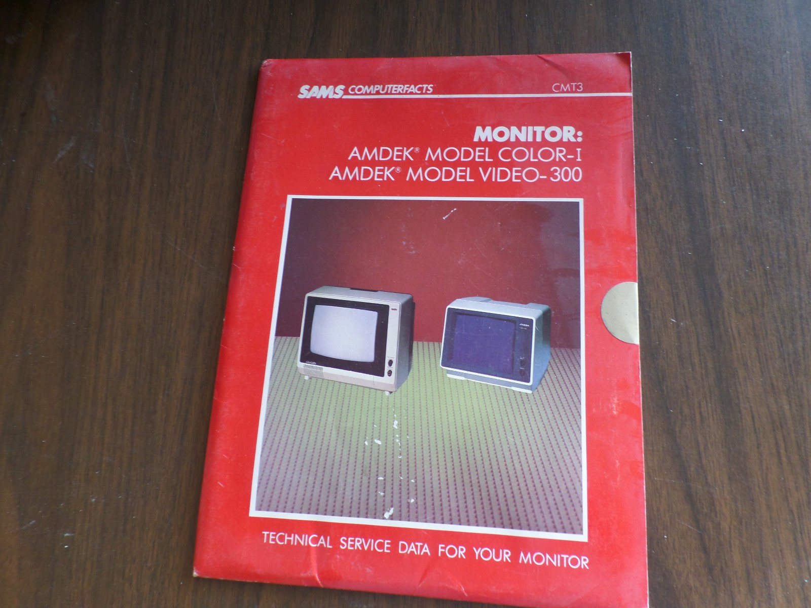 Original Sams ComputerFacts Amdek Monitor Repair Schematics Manual - RARE,SEALED