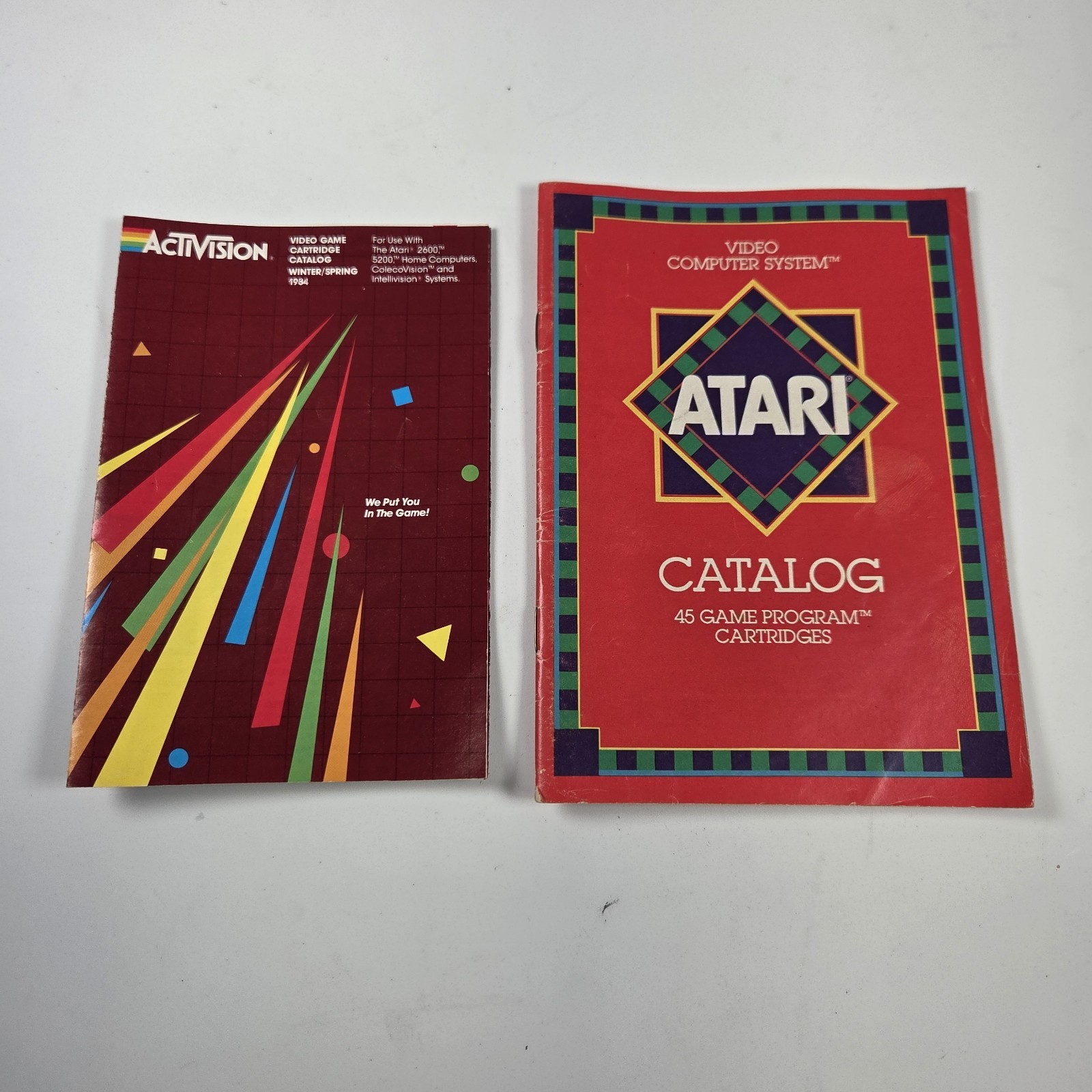 Lot of 2 1980's Atari Catalogs vintage