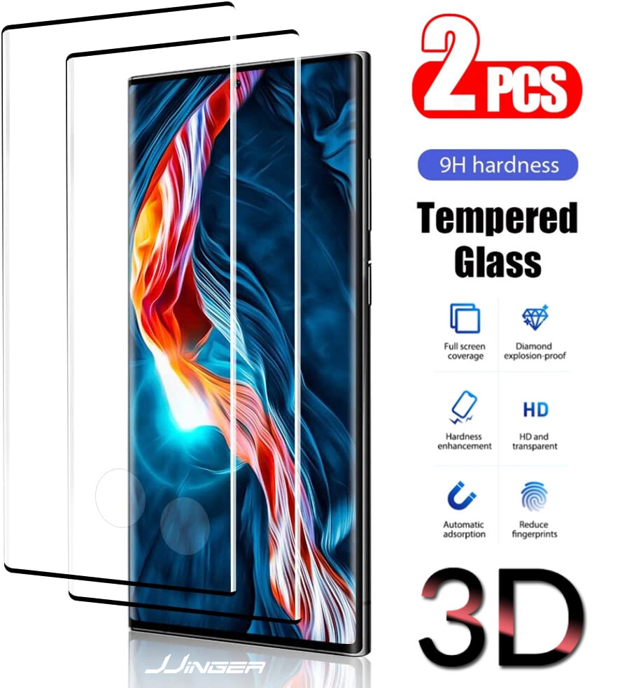 2X Tempered Glass Screen Protector For Samsung S9 10 S20 S21 S22 S23 S24 S25 S26