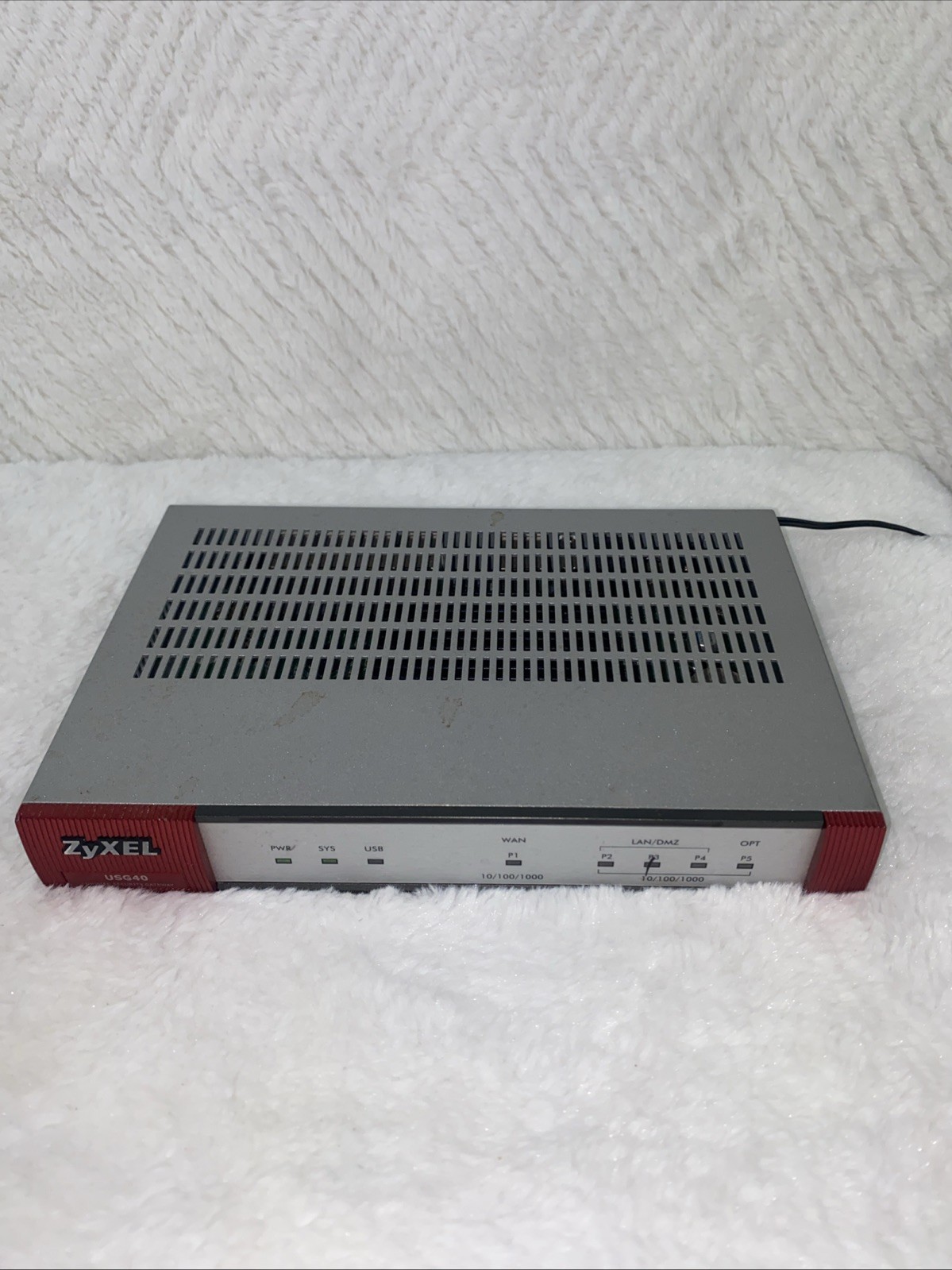 Zyxel USG20-VPN VPN Firewall with Power Adapter Works